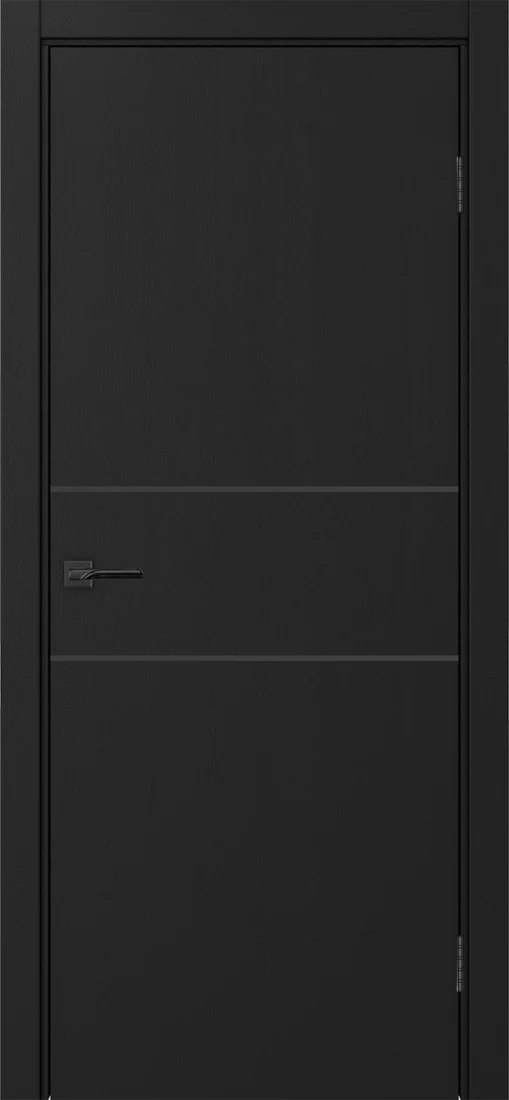 Optima Porte Неаполь 203 молдинг алюм.чёрн.